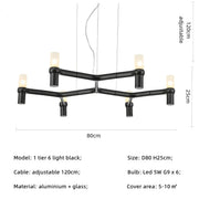 Eversley Cove Aluminum Chandelier — gallery image 24