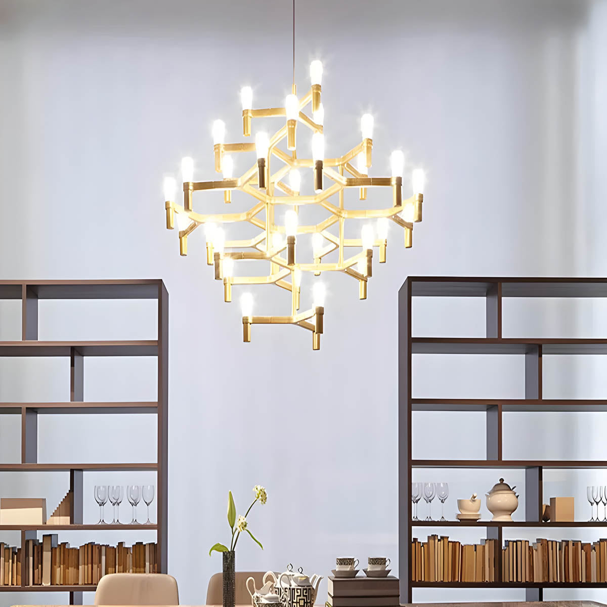 Eversley Cove Aluminum Chandelier — gallery image 11