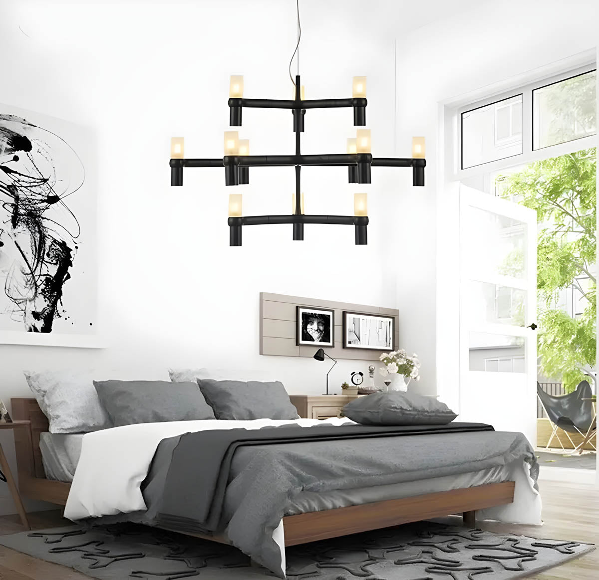 Eversley Cove Aluminum Chandelier — gallery image 12