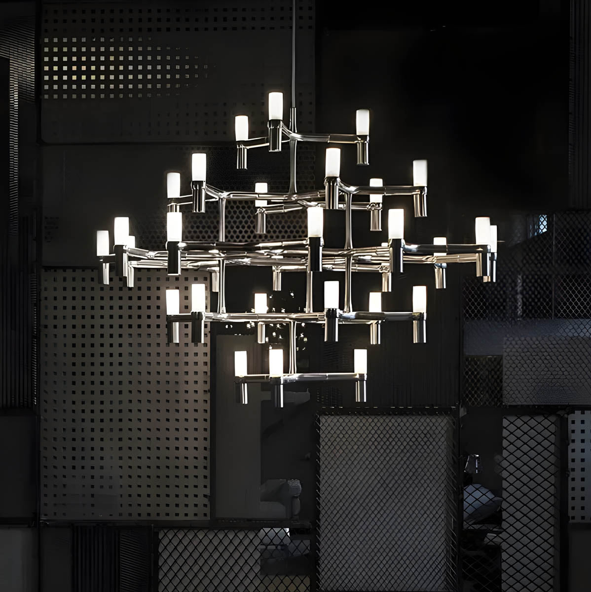 Eversley Cove Aluminum Chandelier — gallery image 2