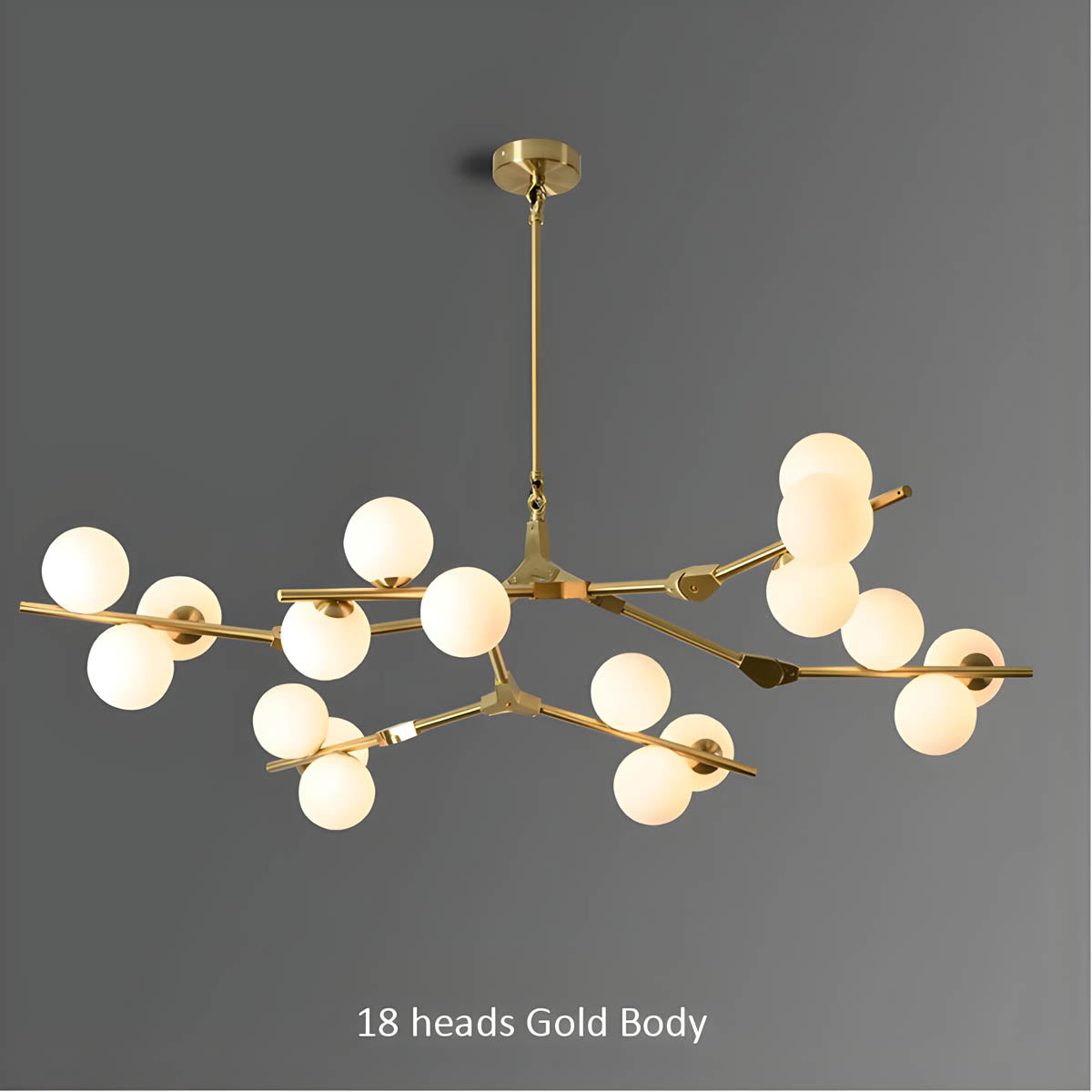 Foxglove Cove Iron Chandelier — gallery image 9