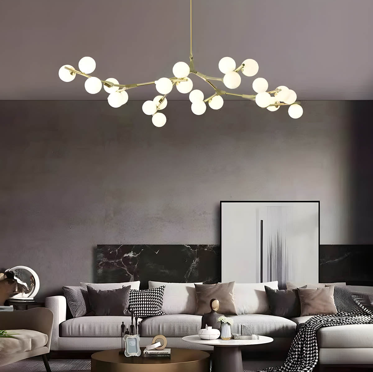 Foxglove Cove Iron Chandelier — gallery image 5