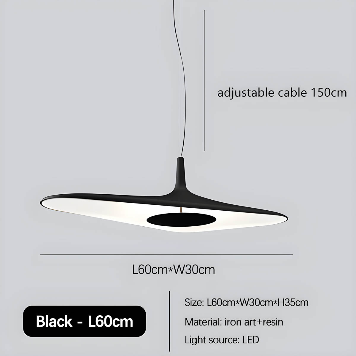 Huckleberry Cove Resin Chandelier — gallery image 13