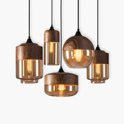 Cedar Vessel Glass Pendant Light — gallery image 1