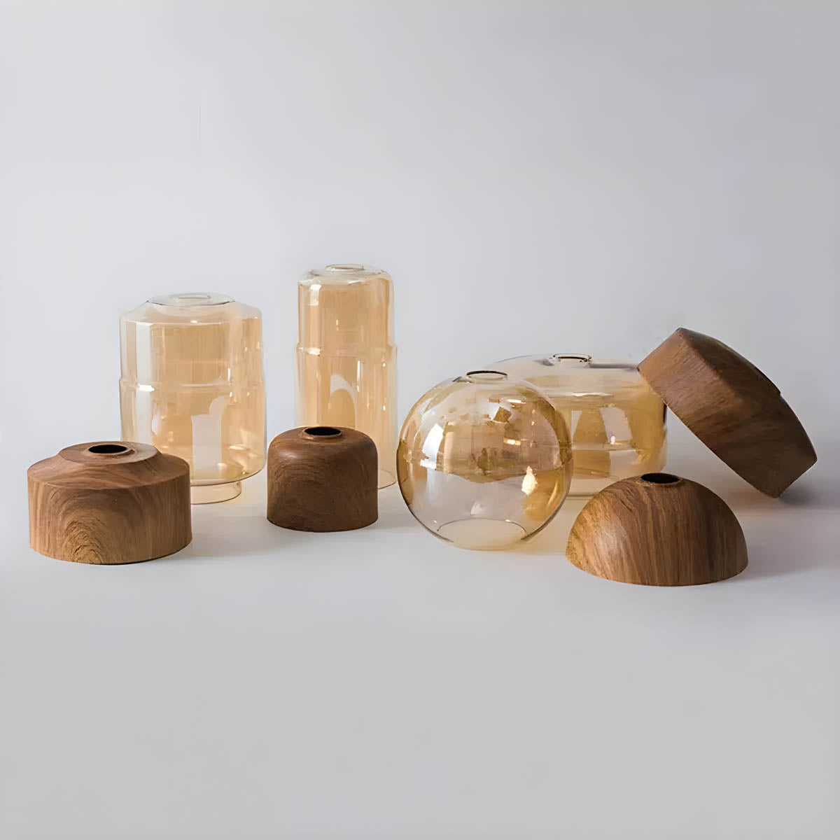 Cedar Vessel Glass Pendant Light — gallery image 11