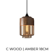 Cedar Vessel Glass Pendant Light — gallery image 27