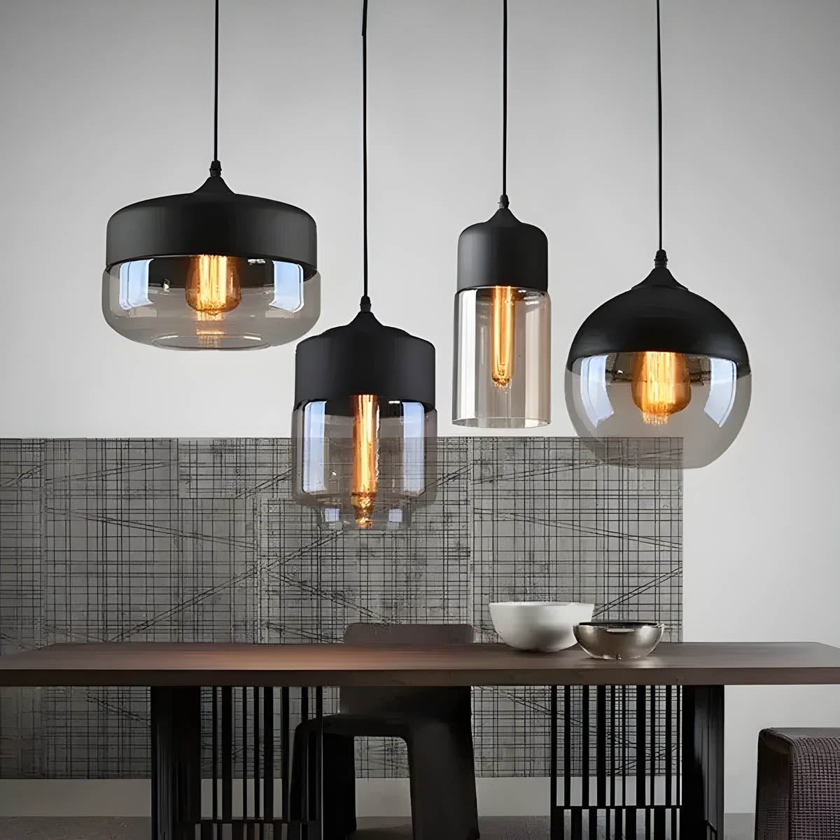 Cedar Vessel Glass Pendant Light — gallery image 4