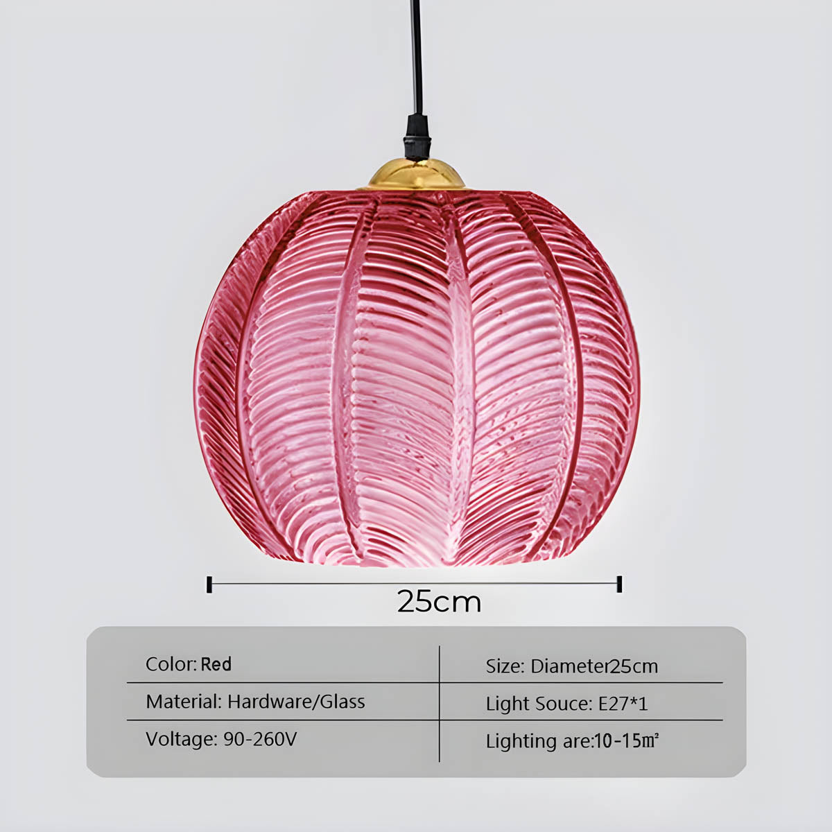Mapledale Cove Glass Pendant Light — gallery image 15