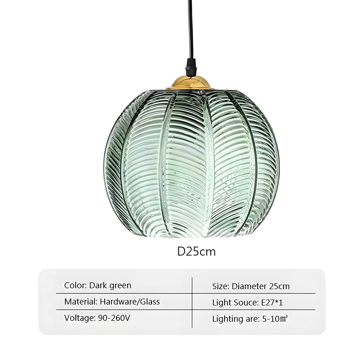 Mapledale Cove Glass Pendant Light — gallery image 14