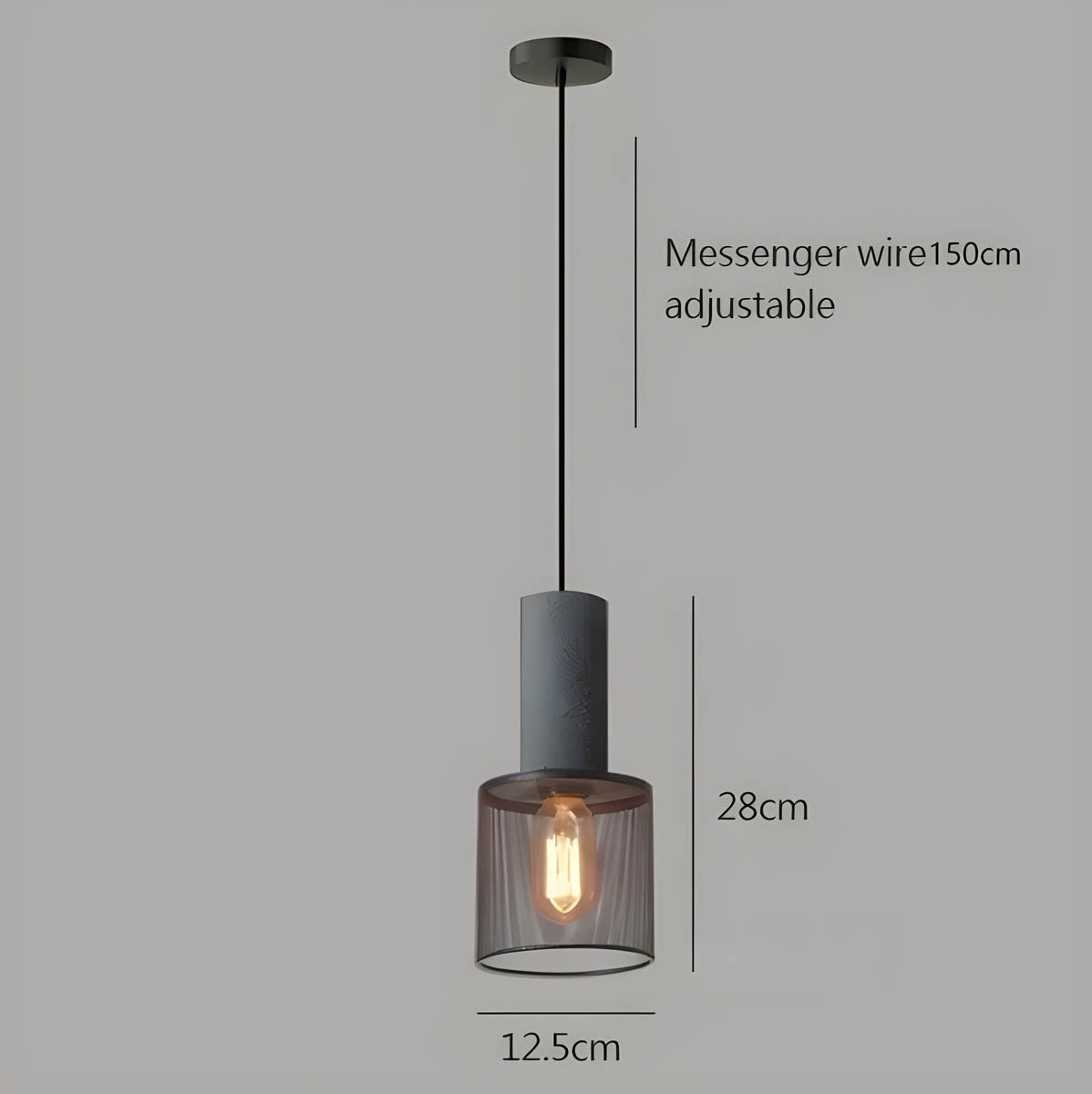 
Pemberley Cove Iron Pendant Light — photo 12
