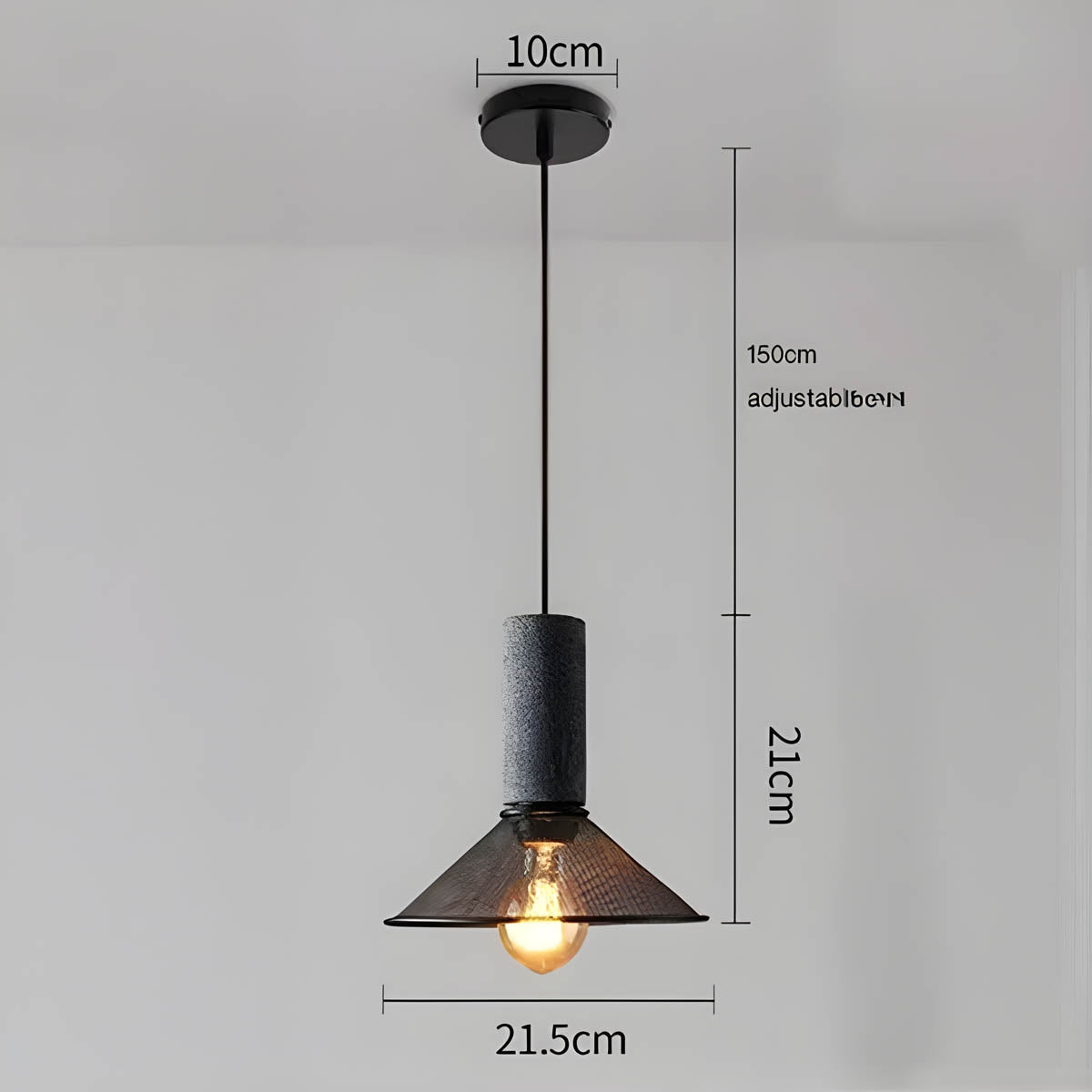 
Pemberley Cove Iron Pendant Light — photo 14