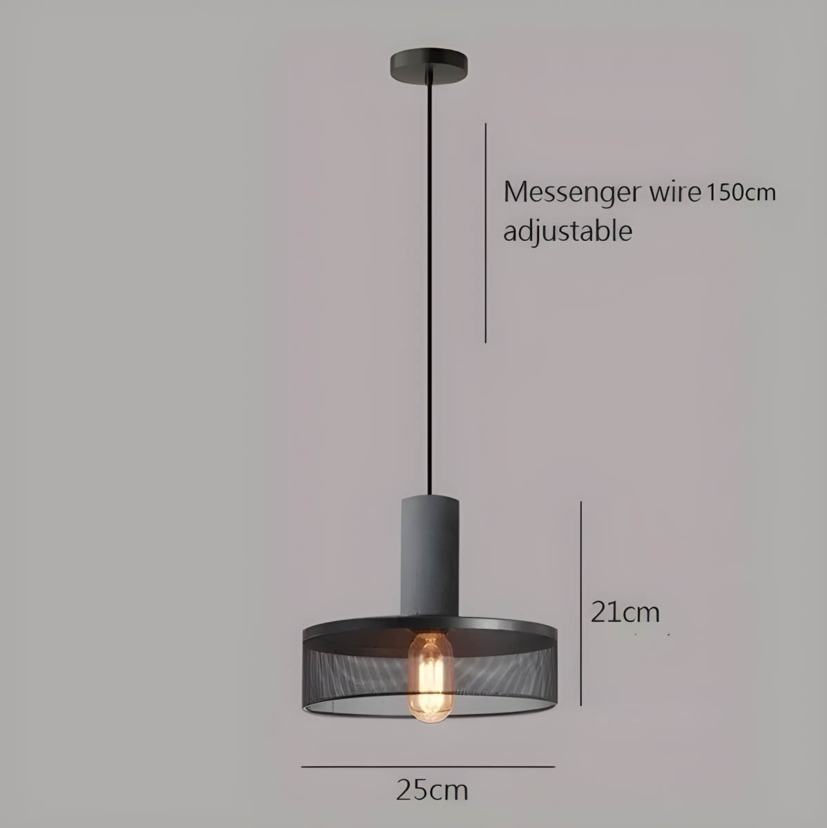 
Pemberley Cove Iron Pendant Light — photo 15