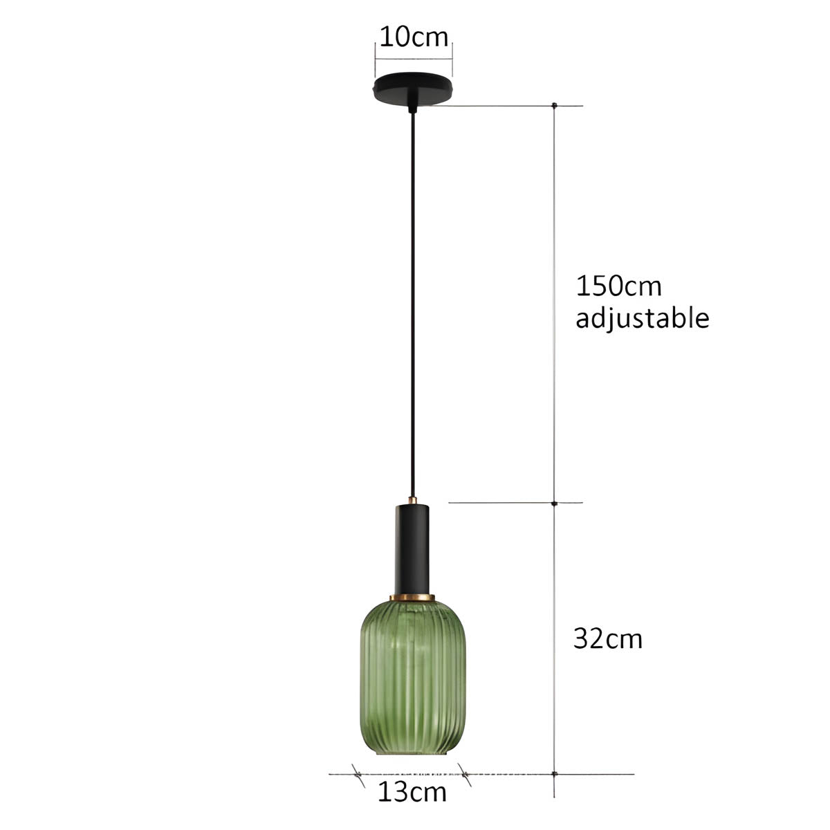 Cedar Veil Textured Glass Pendant Light — gallery image 14