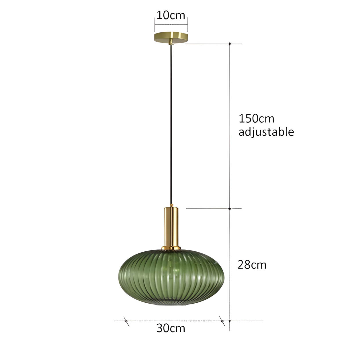 Cedar Veil Textured Glass Pendant Light — gallery image 16
