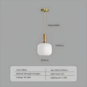 Cedar Veil Textured Glass Pendant Light — gallery image 21