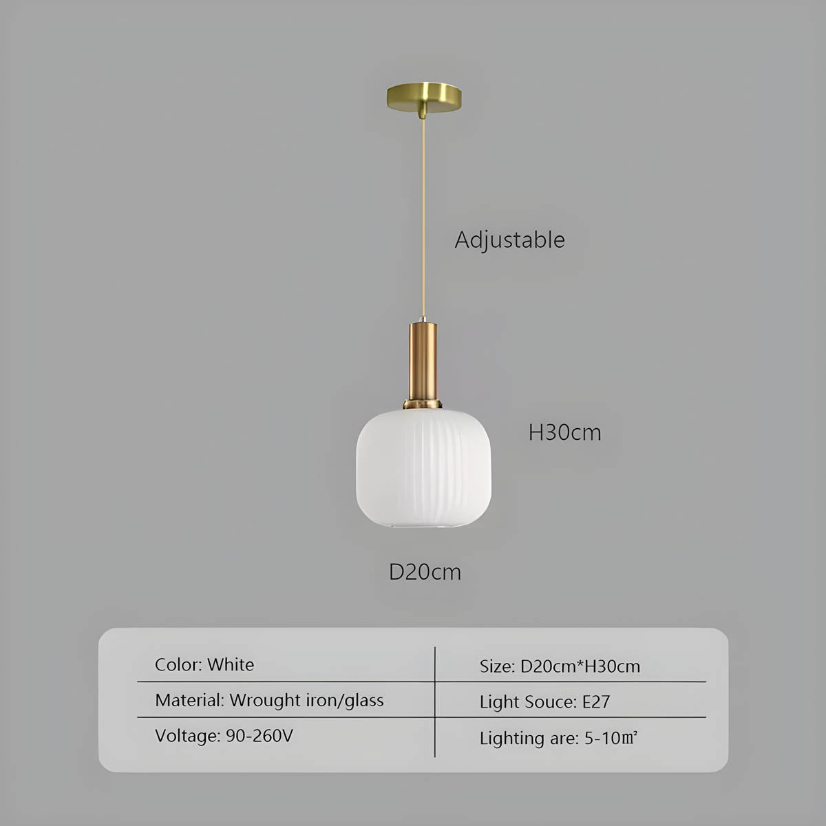 Cedar Veil Textured Glass Pendant Light — gallery image 21
