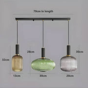 Cedar Veil Textured Glass Pendant Light — gallery image 22