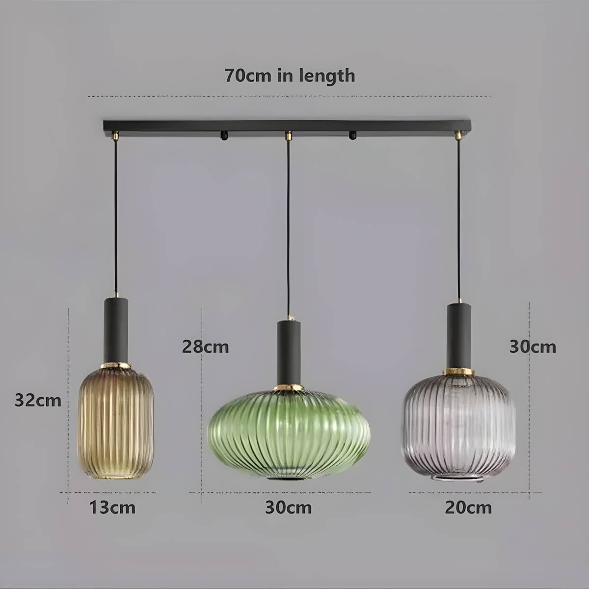 Cedar Veil Textured Glass Pendant Light — gallery image 22