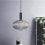 Cedar Veil Textured Glass Pendant Light — gallery image 10