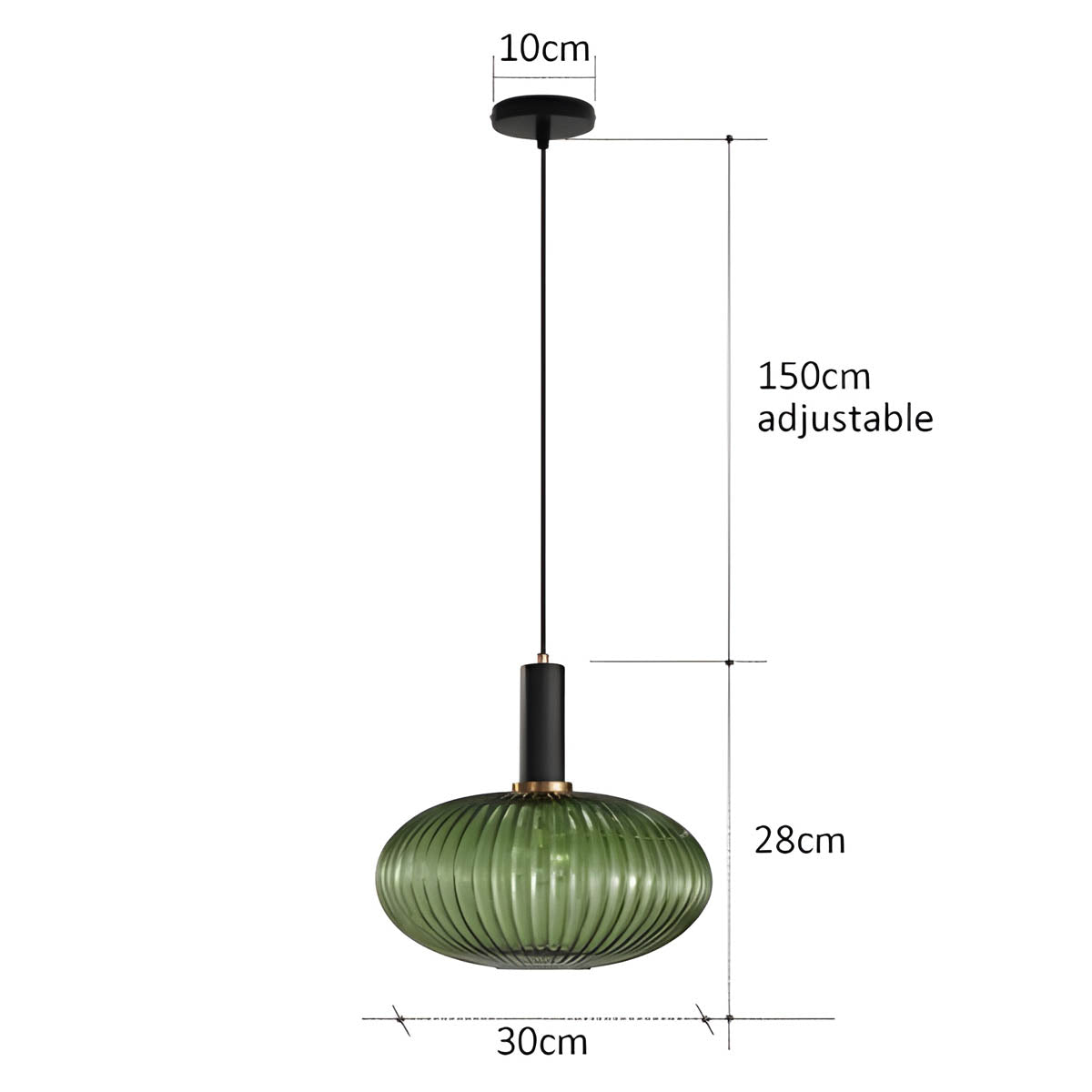 Cedar Veil Textured Glass Pendant Light — gallery image 29
