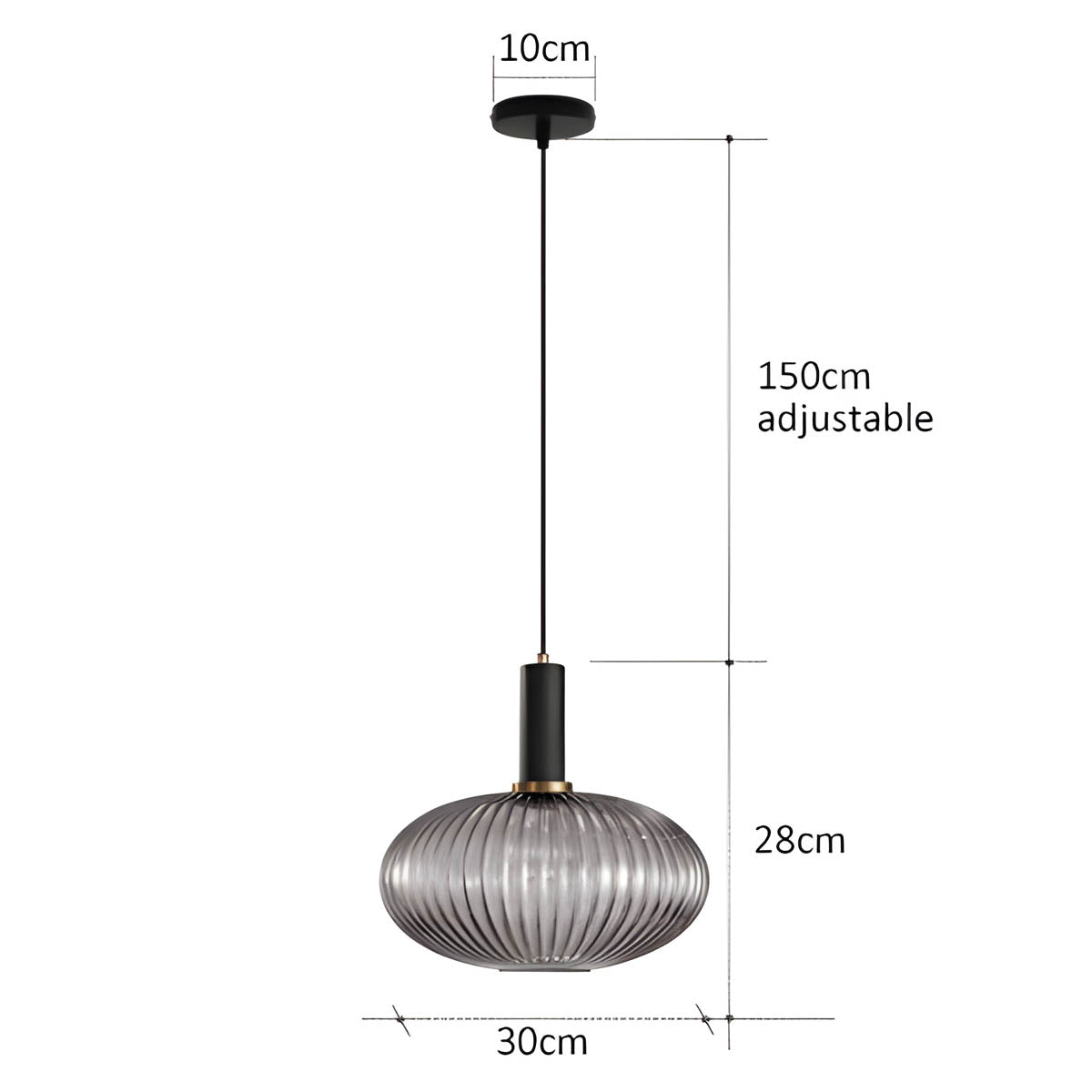 Cedar Veil Textured Glass Pendant Light — gallery image 31