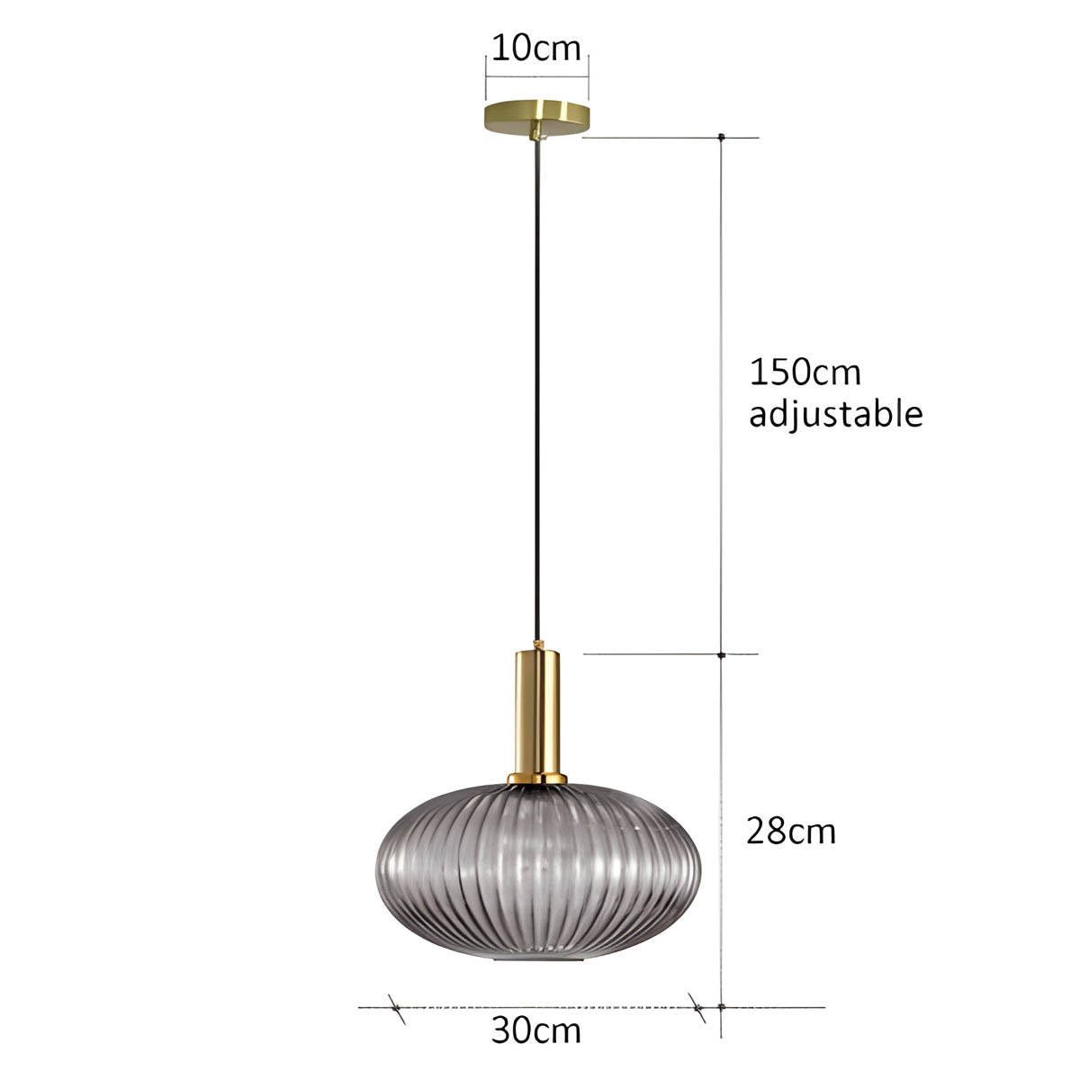 Cedar Veil Textured Glass Pendant Light — gallery image 32