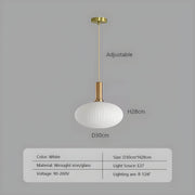 Cedar Veil Textured Glass Pendant Light — gallery image 34