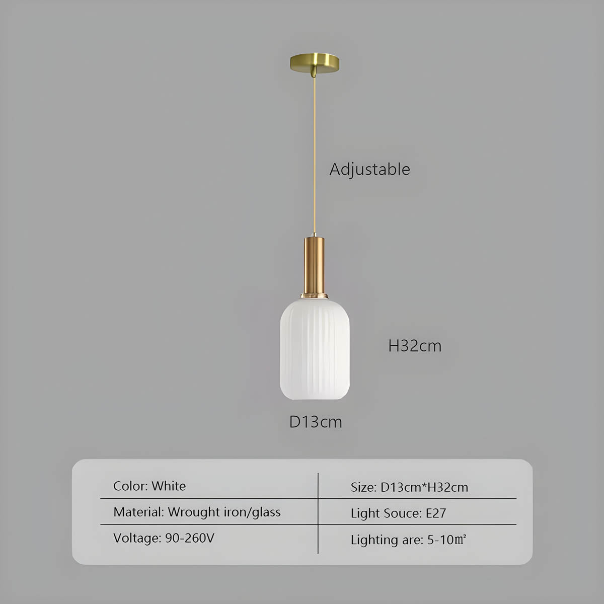 Cedar Veil Textured Glass Pendant Light — gallery image 35