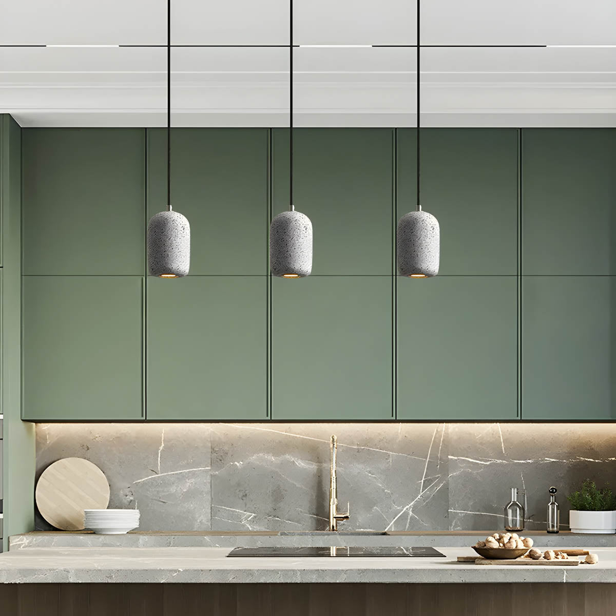 Silverwood Cove Glass Chandelier — gallery image 6