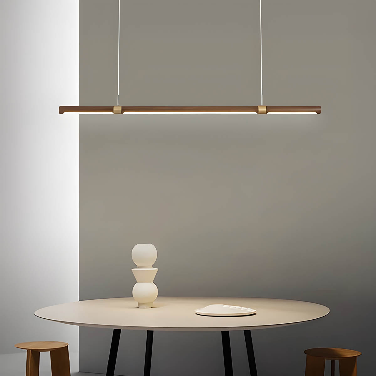 Ashford Reach Wood Ceiling Light — gallery image 2