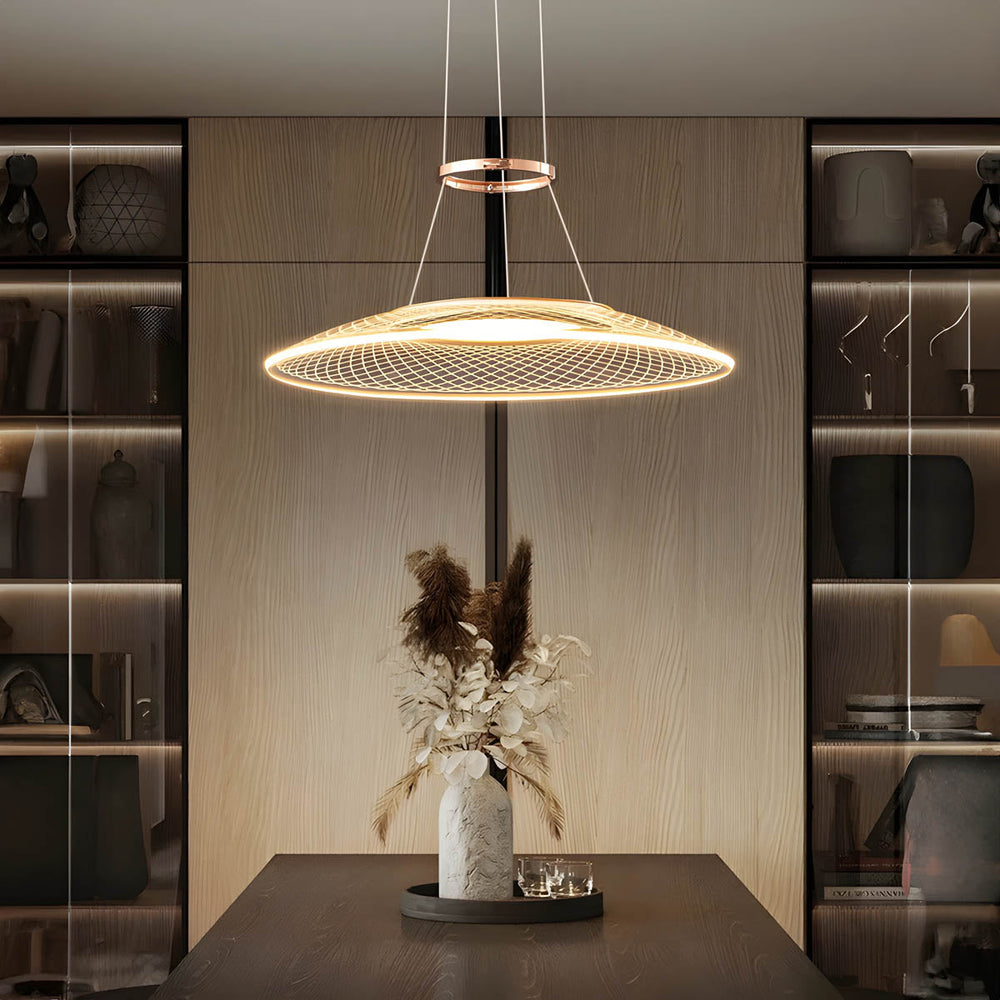 Cedar Reach Aluminum Chandelier — gallery image 4