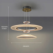 Cedar Reach Aluminum Chandelier — gallery image 15