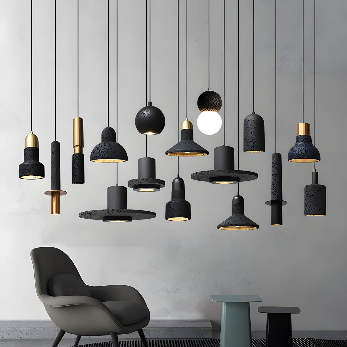 Kestrel Reach Iron Pendant Light — gallery image 2