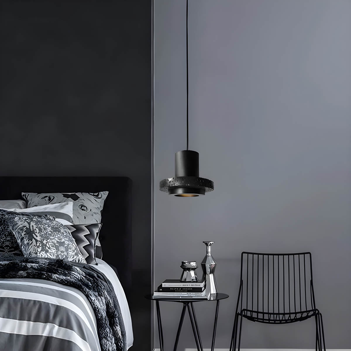 Kestrel Reach Iron Pendant Light — gallery image 6