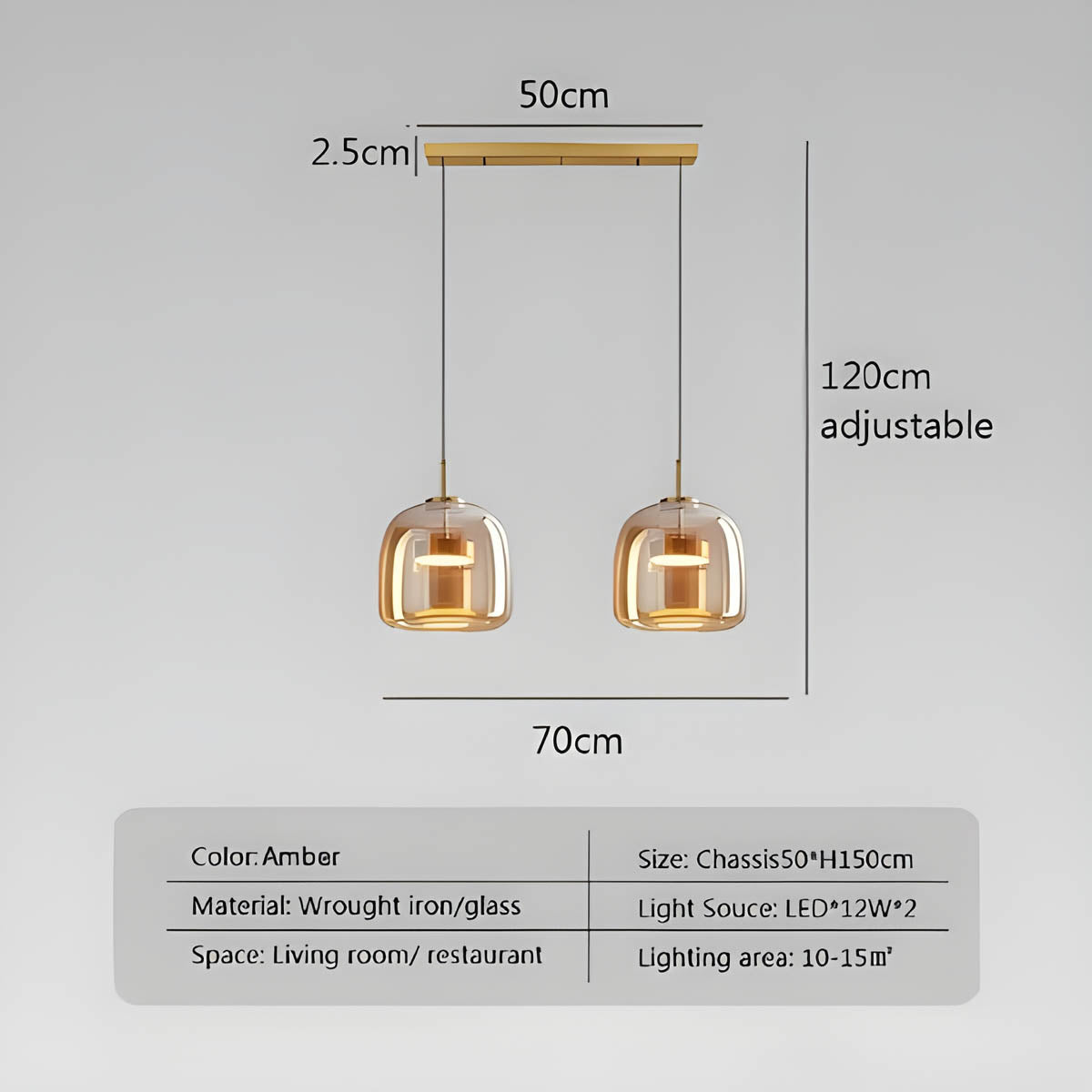 Hollis Reach Glass Chandelier — gallery image 5