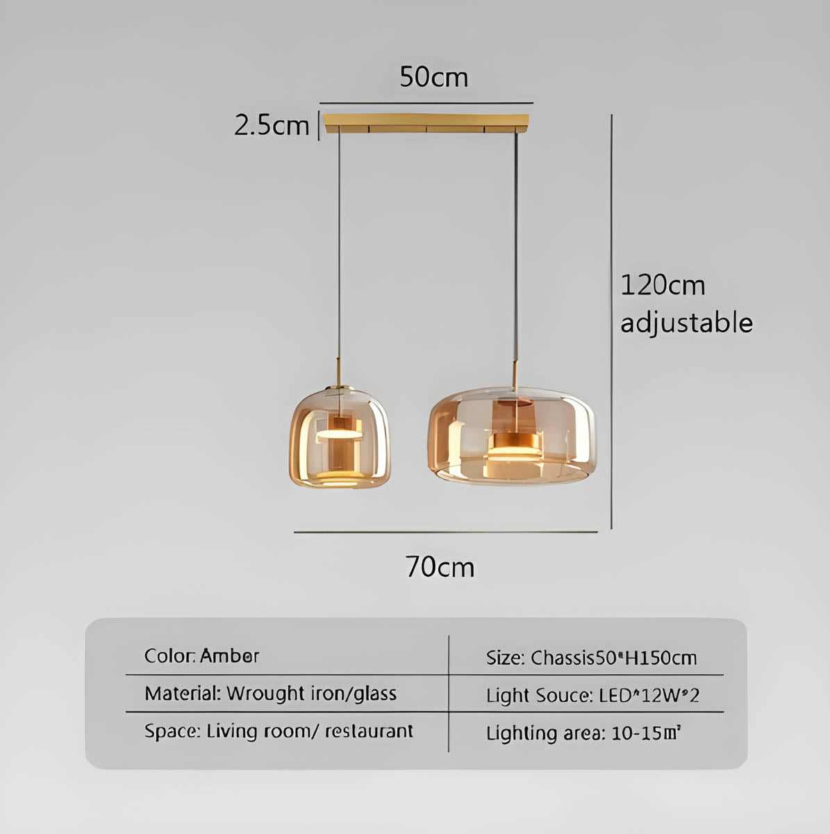 Hollis Reach Glass Chandelier — gallery image 15