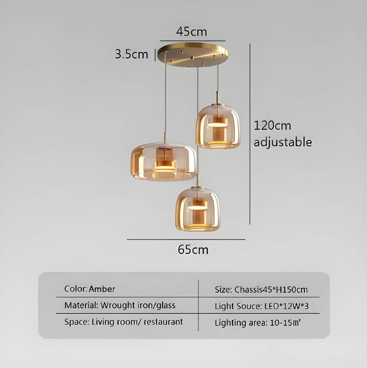 Hollis Reach Glass Chandelier — gallery image 16