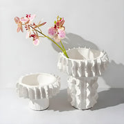 Sorrel Reach Ceramic Pleated Vase — gallery image 4
