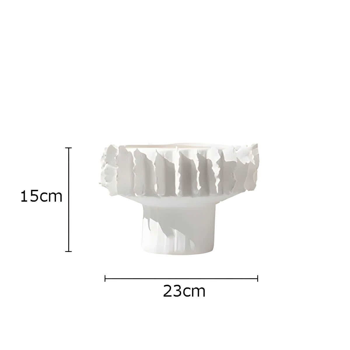 Sorrel Reach Ceramic Pleated Vase — gallery image 7