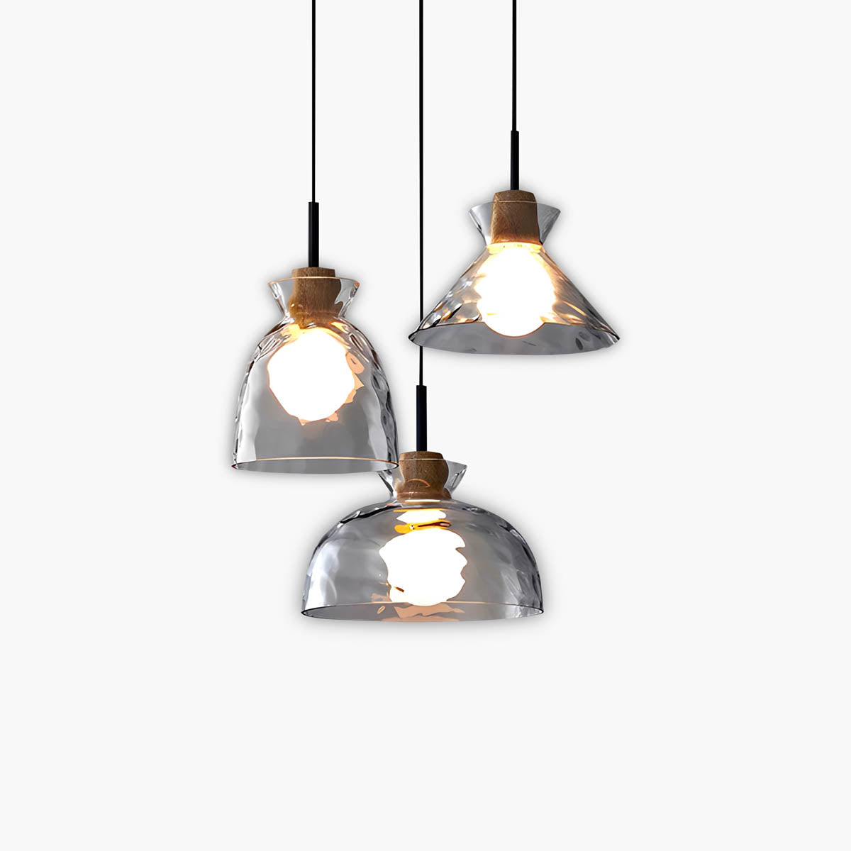 Birch Reach Glass Chandelier — gallery image 1
