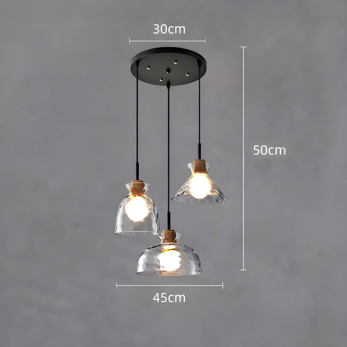Birch Reach Glass Chandelier — gallery image 11
