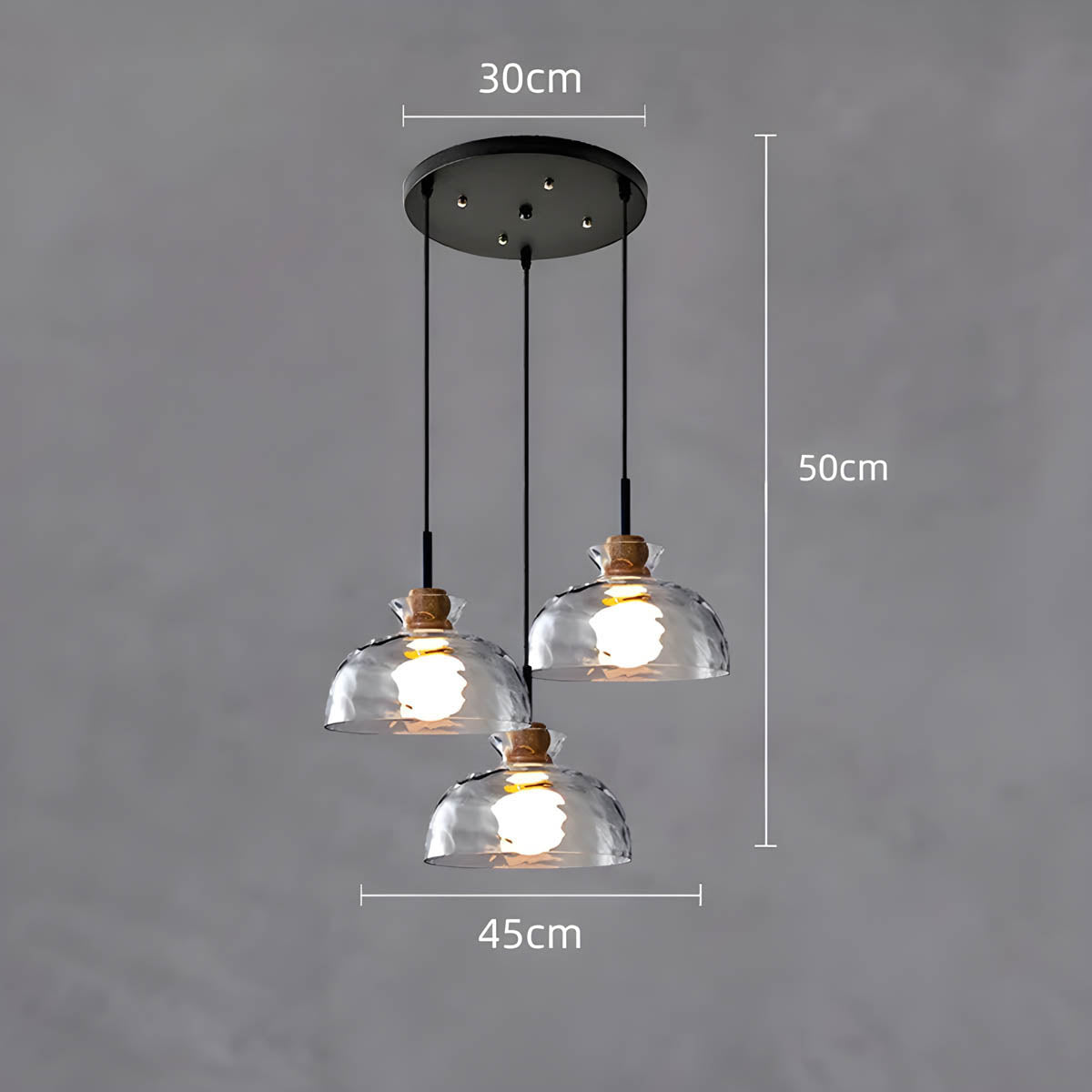 Birch Reach Glass Chandelier — gallery image 12