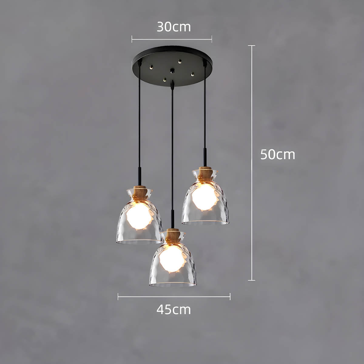 Birch Reach Glass Chandelier — gallery image 13