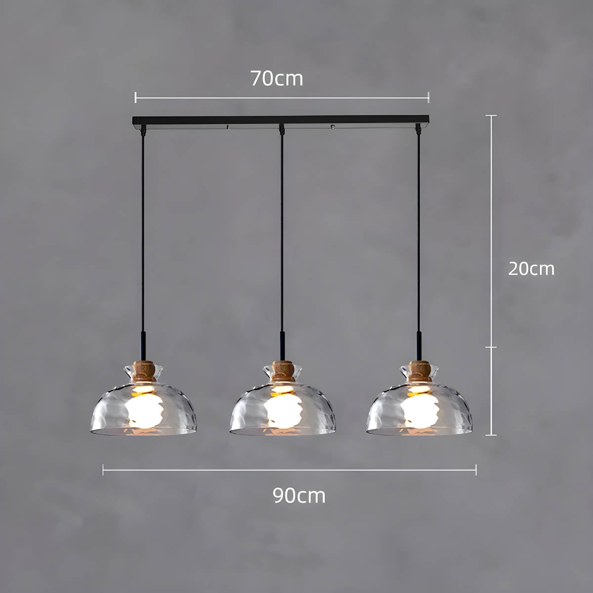 Birch Reach Glass Chandelier — gallery image 18