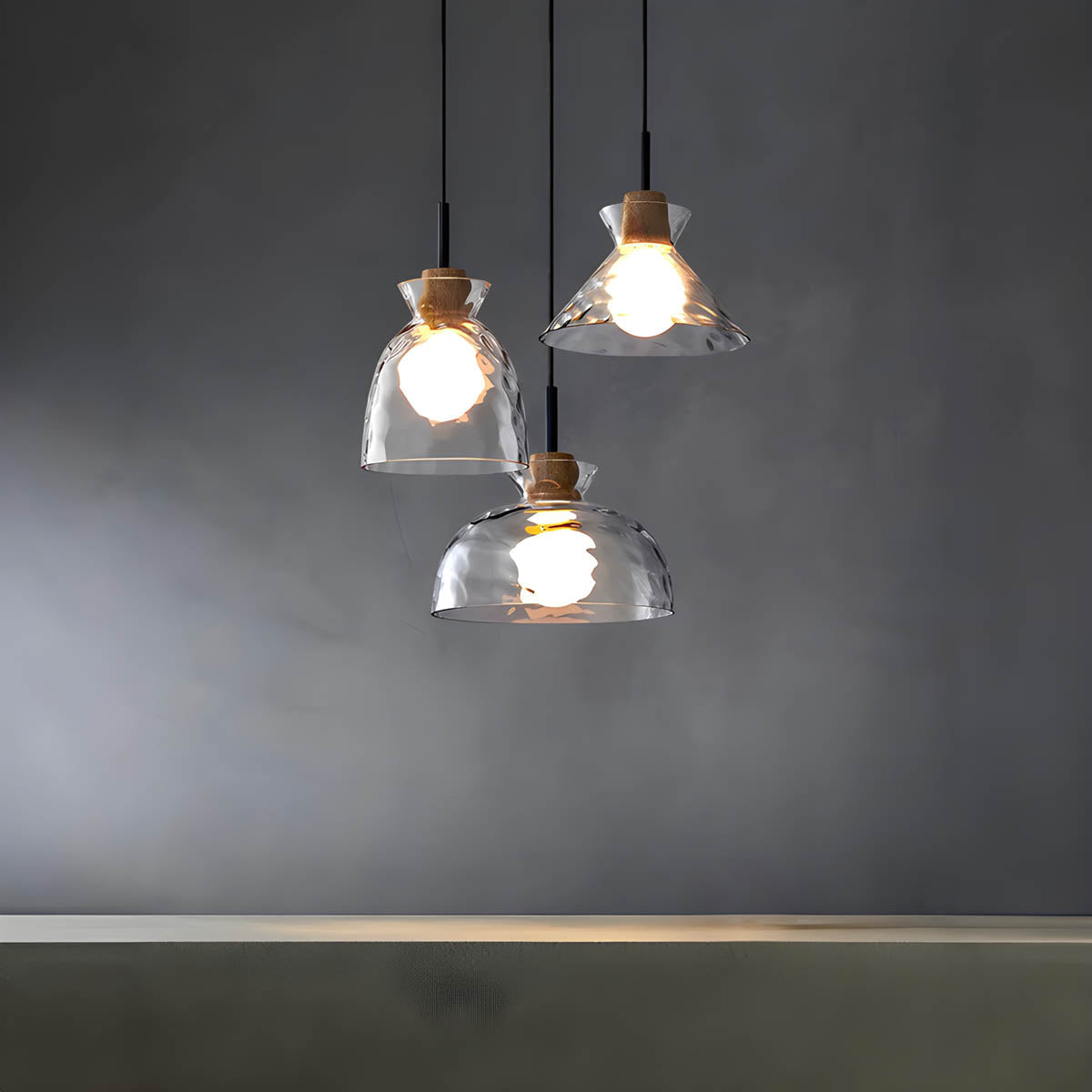 Birch Reach Glass Chandelier — gallery image 3