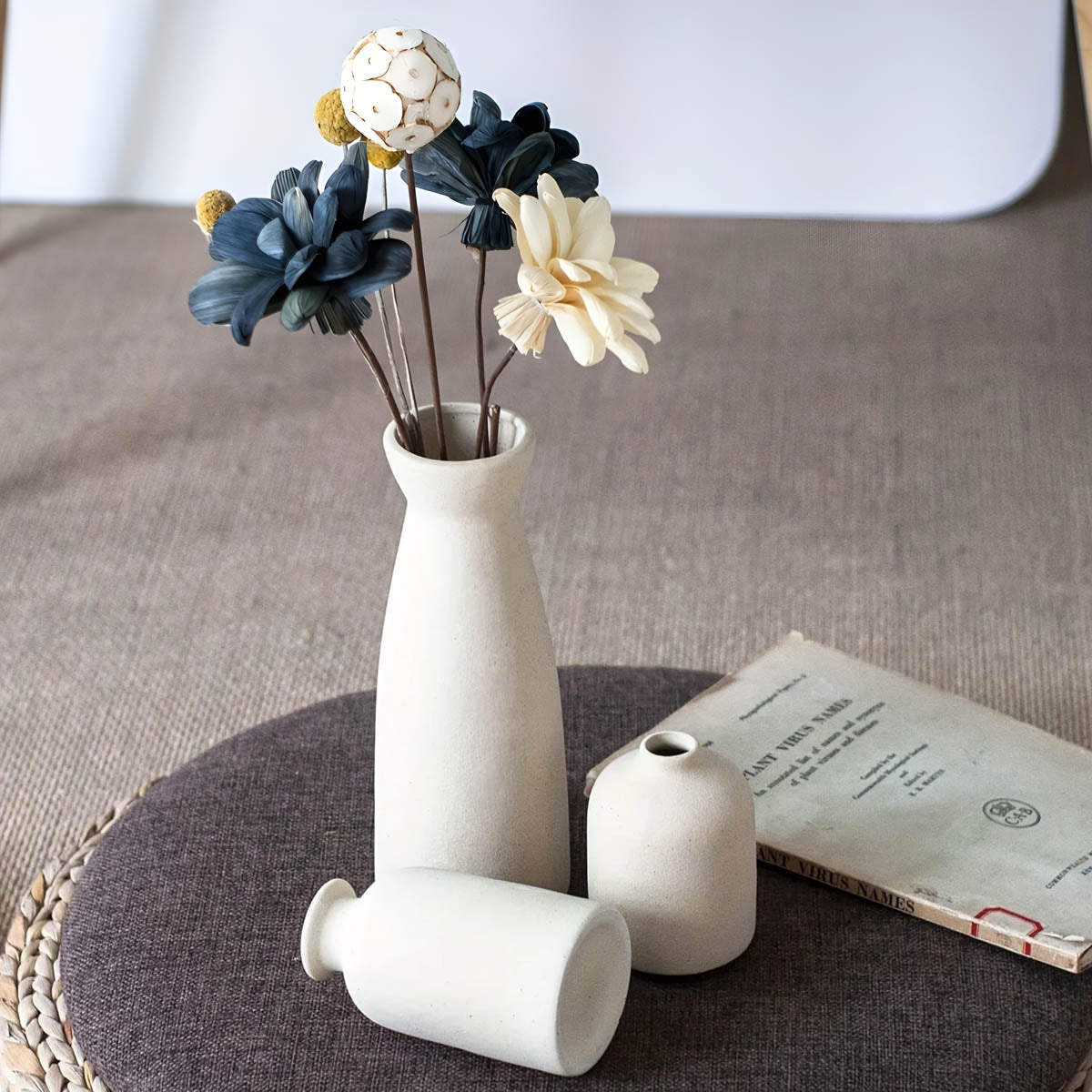 Oakley Reach Ceramic Vase — gallery image 2