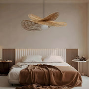 Thornfield Reach Rattan Chandelier — gallery image 4