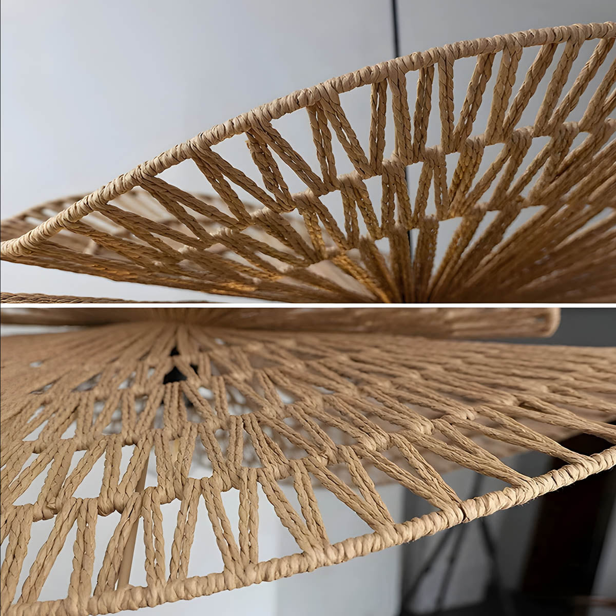 Thornfield Reach Rattan Chandelier — gallery image 9