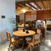 Thornfield Reach Rattan Chandelier — gallery image 10
