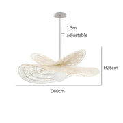 Thornfield Reach Rattan Chandelier — gallery image 12